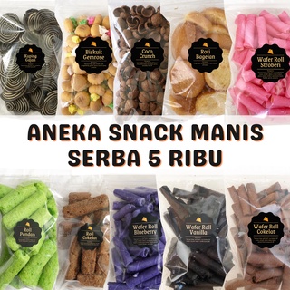 Jual [DELISH SNACKS] Aneka Snack Serba Manis 5rb 5 Ribu / Cemilan ...