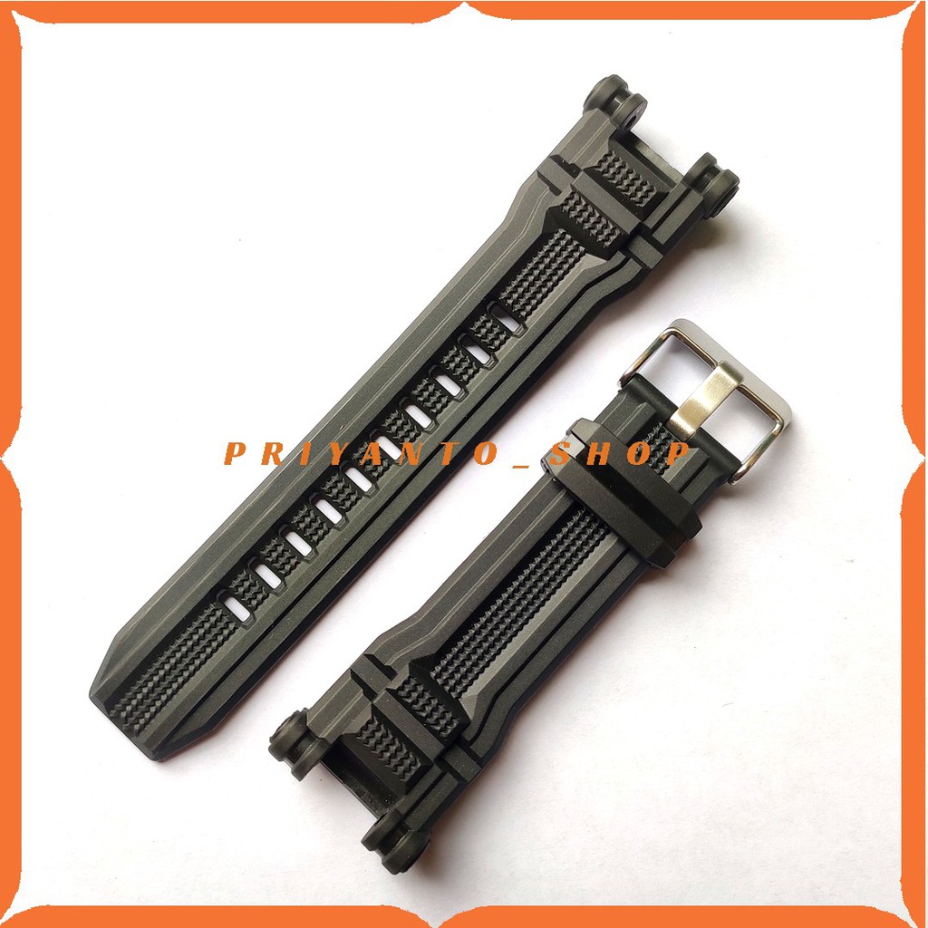 STRAP TALI JAM TANGAN QQ QnQ Q&amp;Q M-161 QnQ M 161 RUBBER WATCH BEND PREMIUM