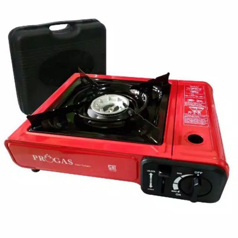 Kompor Gas Portable PROGAS / Camping 2in1 ( Gas LPG &amp; Gas Kaleng )