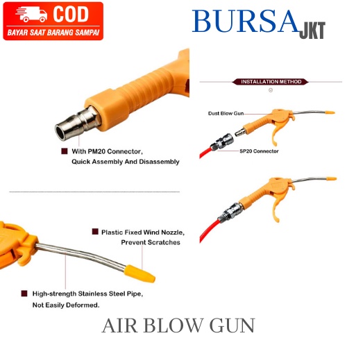 Air Blow Gun - Air Duster Semprot Angin Plastik