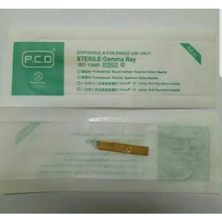 Pcd 14R needle 6D microblanding untuk sulam alis