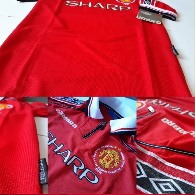 Jersey Manchester united 1999 home RETRO