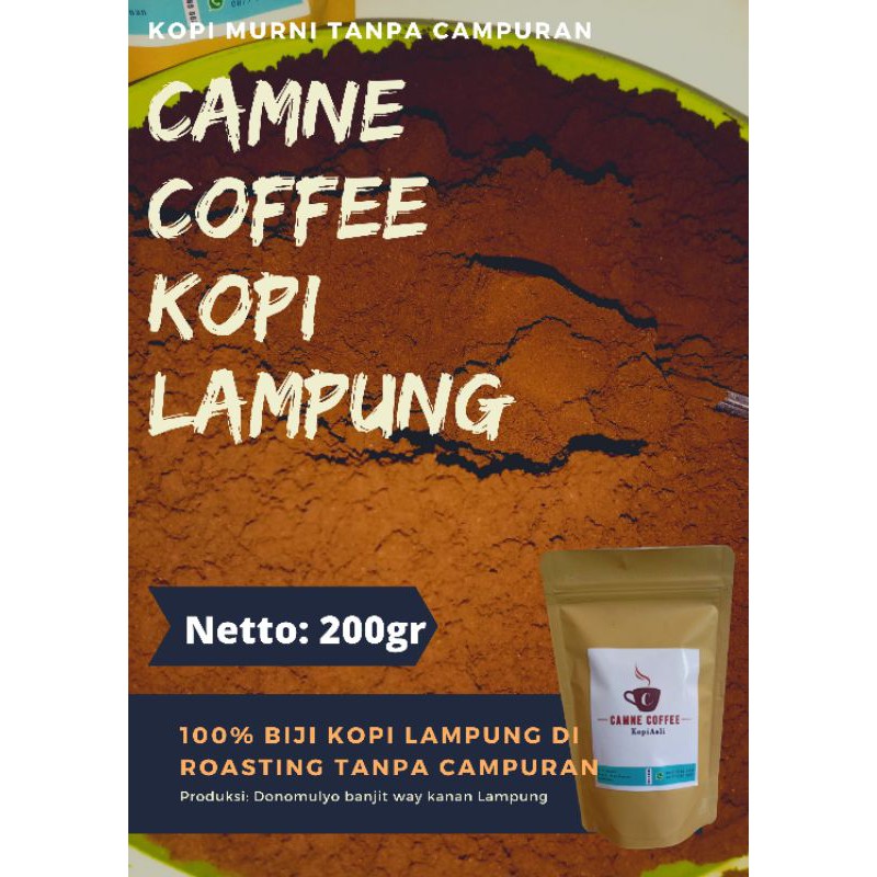 

KOPI MURNI LAMPUNG 200gram