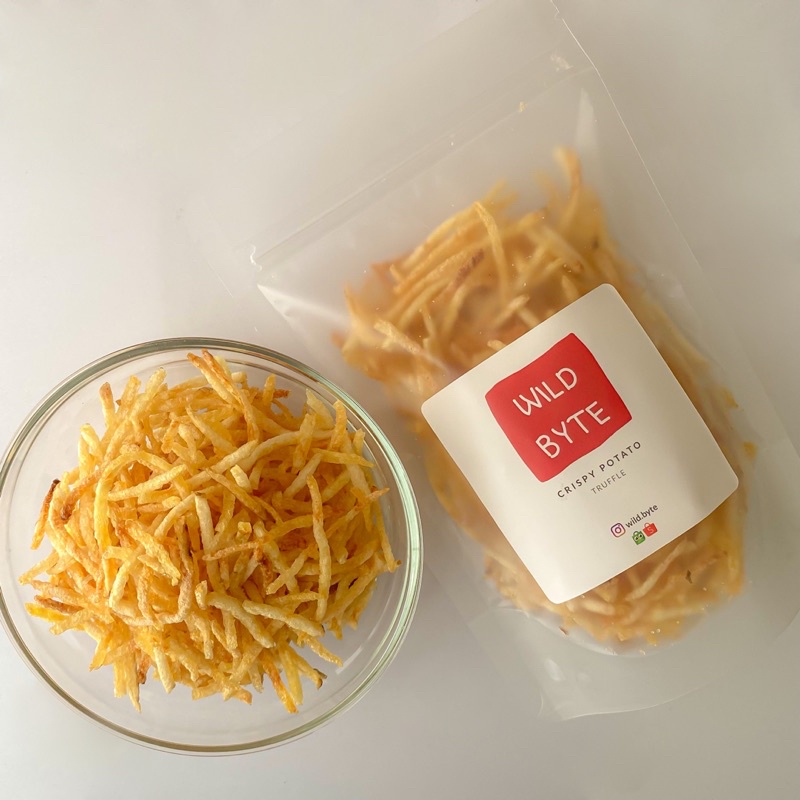 

Crispy Potato Wild Byte | Snack kentang dengan berbagai rasa premium