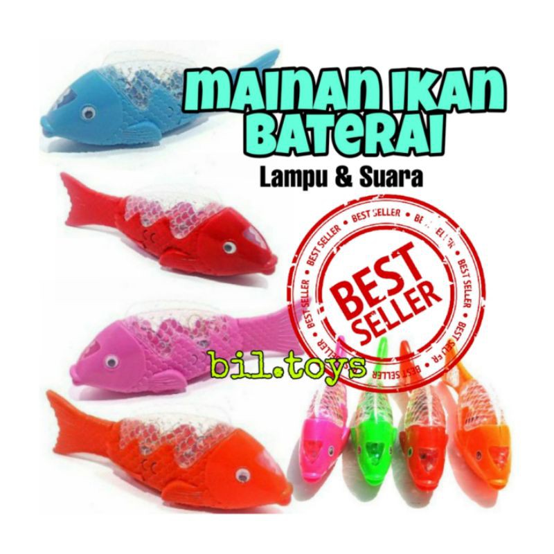 LT37 MAINAN ANAK IKAN SIMULATION FISH EDUCATIONAL TOYS T1022 MAINAN EDUKASI IKAN BO