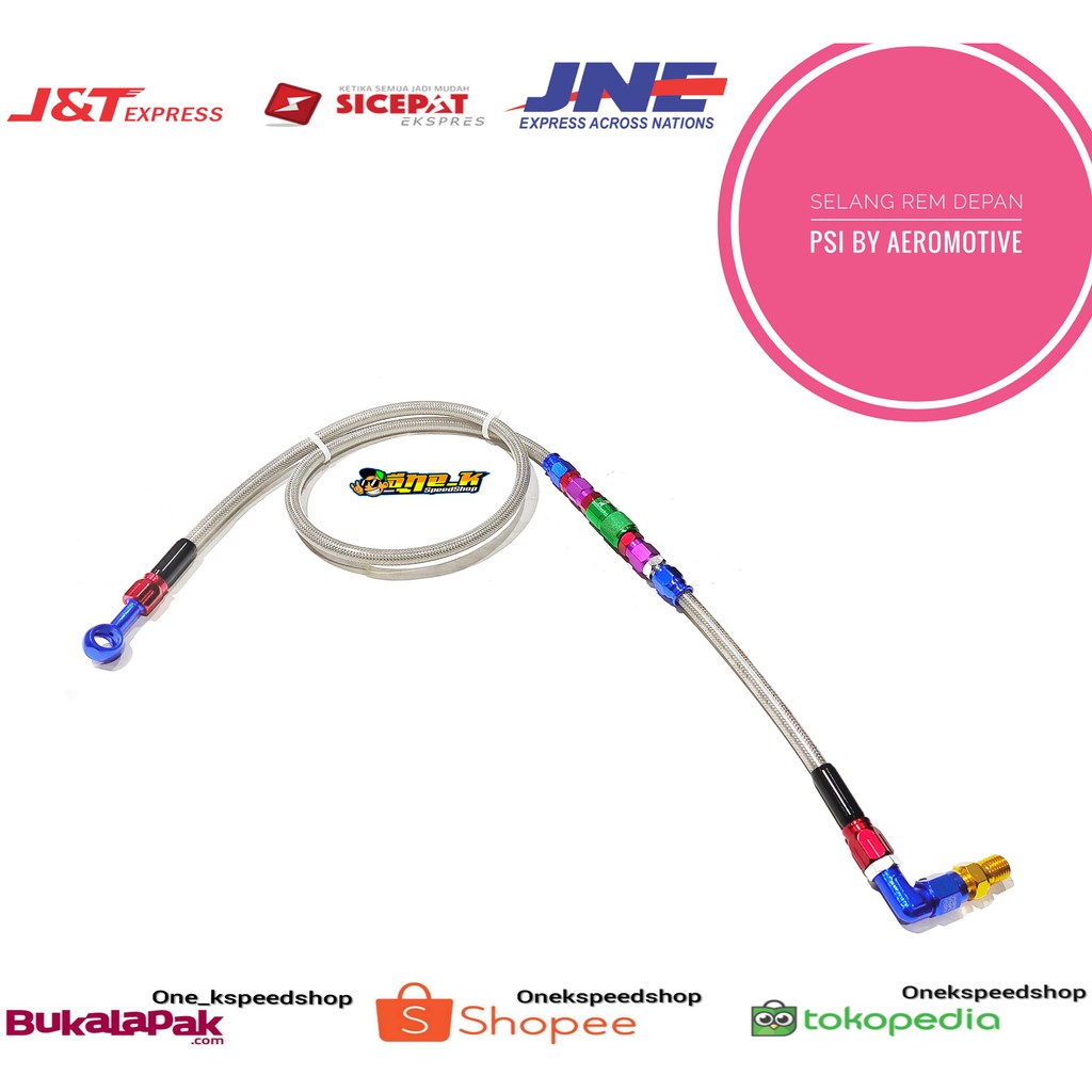 Tali Kabel Selang rem depan psi 95cm ARM aeromotive import universal