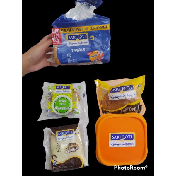 Sari Roti promo paketan isi 4 gratis lunch box 1/Roti Tawar Jumbo Spesial