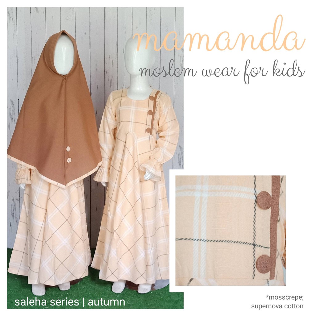 Gamis Anak Autumn Saleha Series by Mamanda