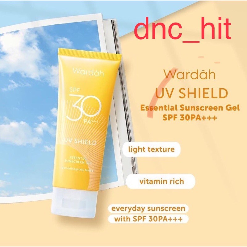 SHABRINA_FASHION Wardah UV Shield Essential Sunscreen Gel SPF 30 PA +++ 40 ml PROMO!!