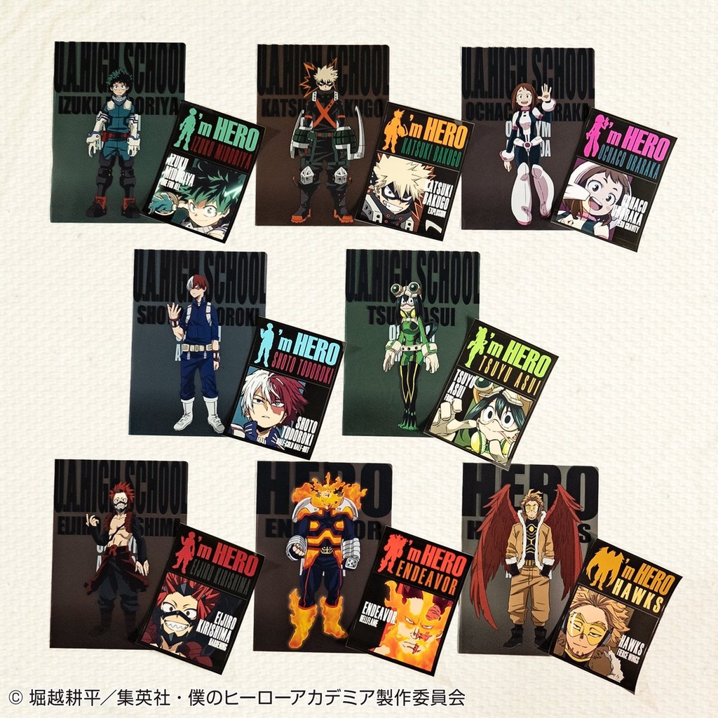 [OFFICIAL MERCHANDISE] My Hero Academia Boku no Hero Academia BNHA Price I Clearfile Sticker Set A4 
