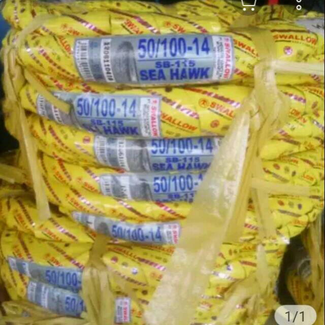 Ban swalow ring 14 uk 50/100..penganti ban duro....