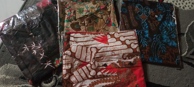 Batik Couple Keluarga Sania Ruffle Ori Ndoro Jowi Dnt Sogan