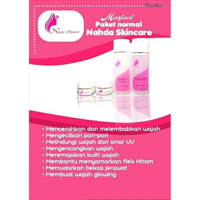 NAHDA SKINCARE PAKET NORMAL