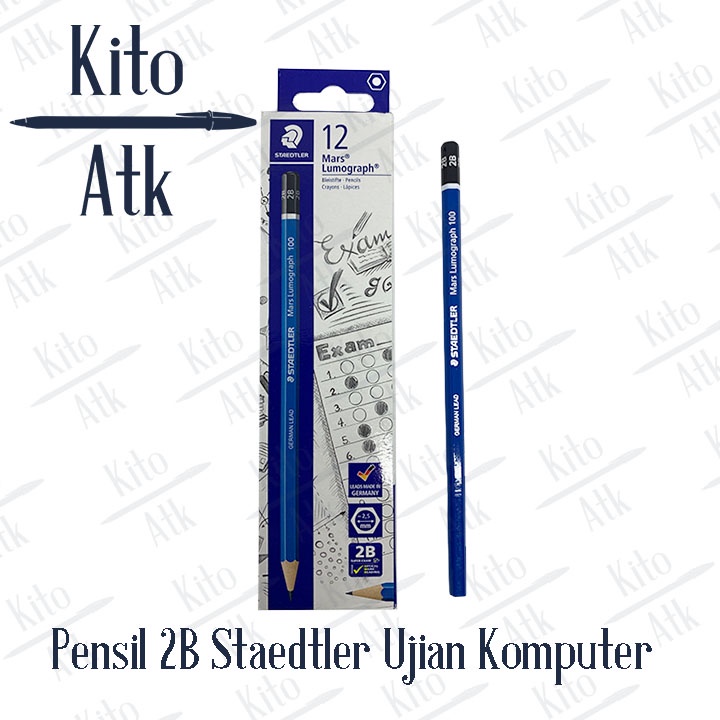 

Pensil 2B Staedtler Mars Lumograph/ Pensil Ujian Komputer