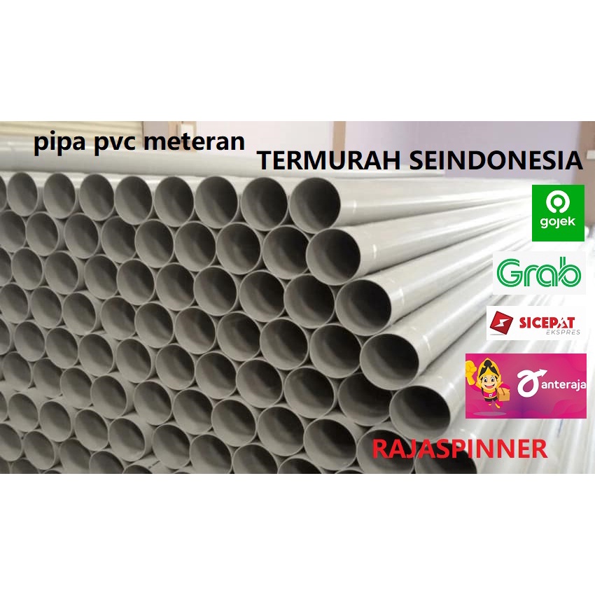 Pipa PVC 2" INCH AW PER 1 Meter Pipa Baru Berkualitas