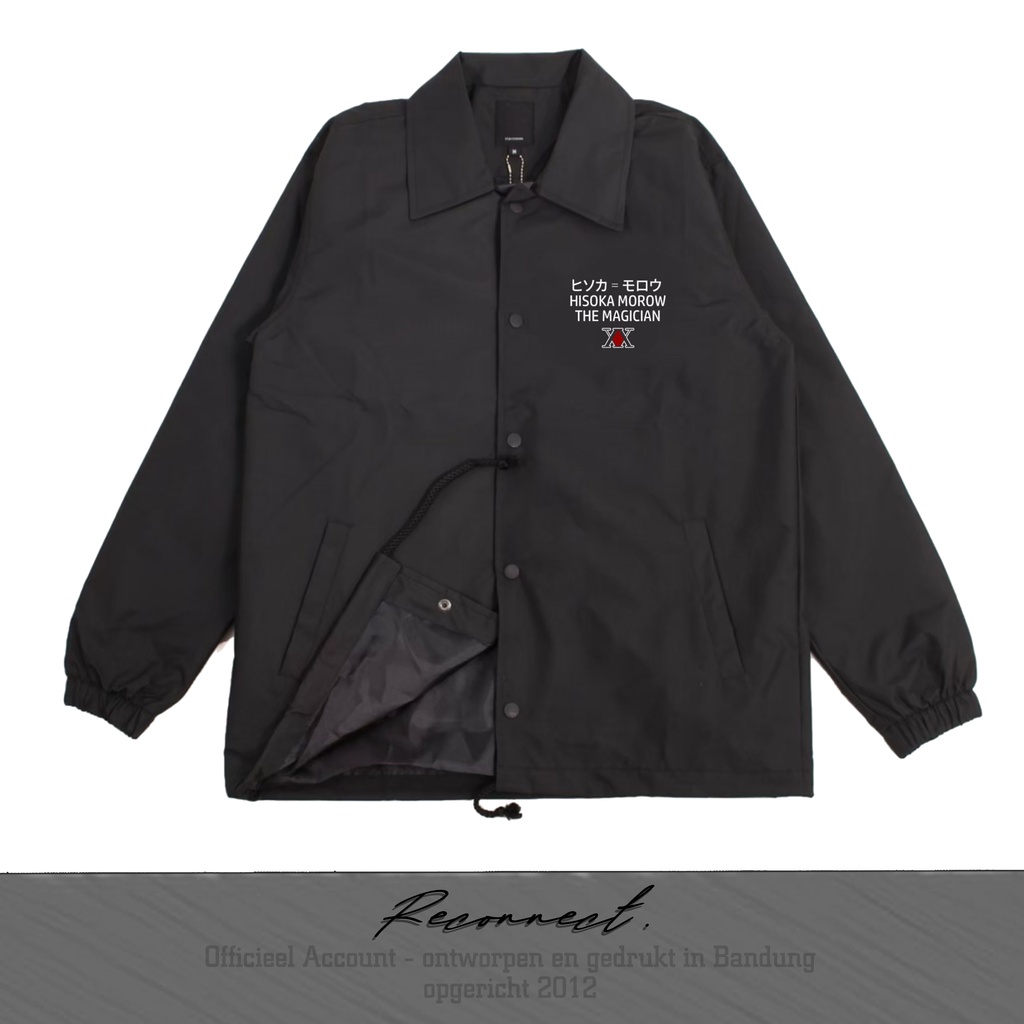 Reconnect Coach Jacket Anime Hunter x Hunter Hisoka Morow - Unisex