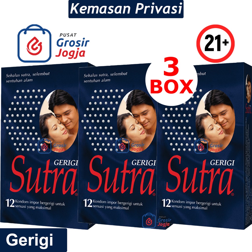 Kondom Sutra Gerigi isi 12 - Kondom Berduri - Kondom Bergigi - Max Dotted