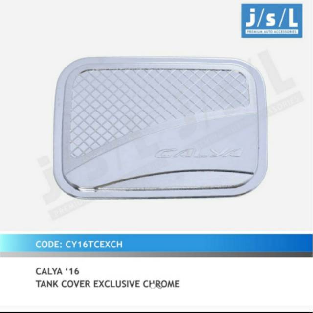 Tank cover mobil calya/ sigra exclusive chrome jsl