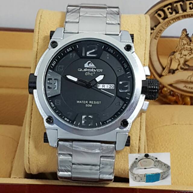 Jam Tangan Pria Quiksilver tali rantai