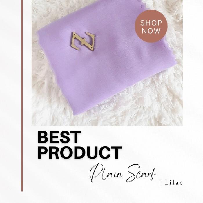 Kerudung Segiempat HIJABIEZ ORI Voal Premium Hijab warna Ungu Lilac