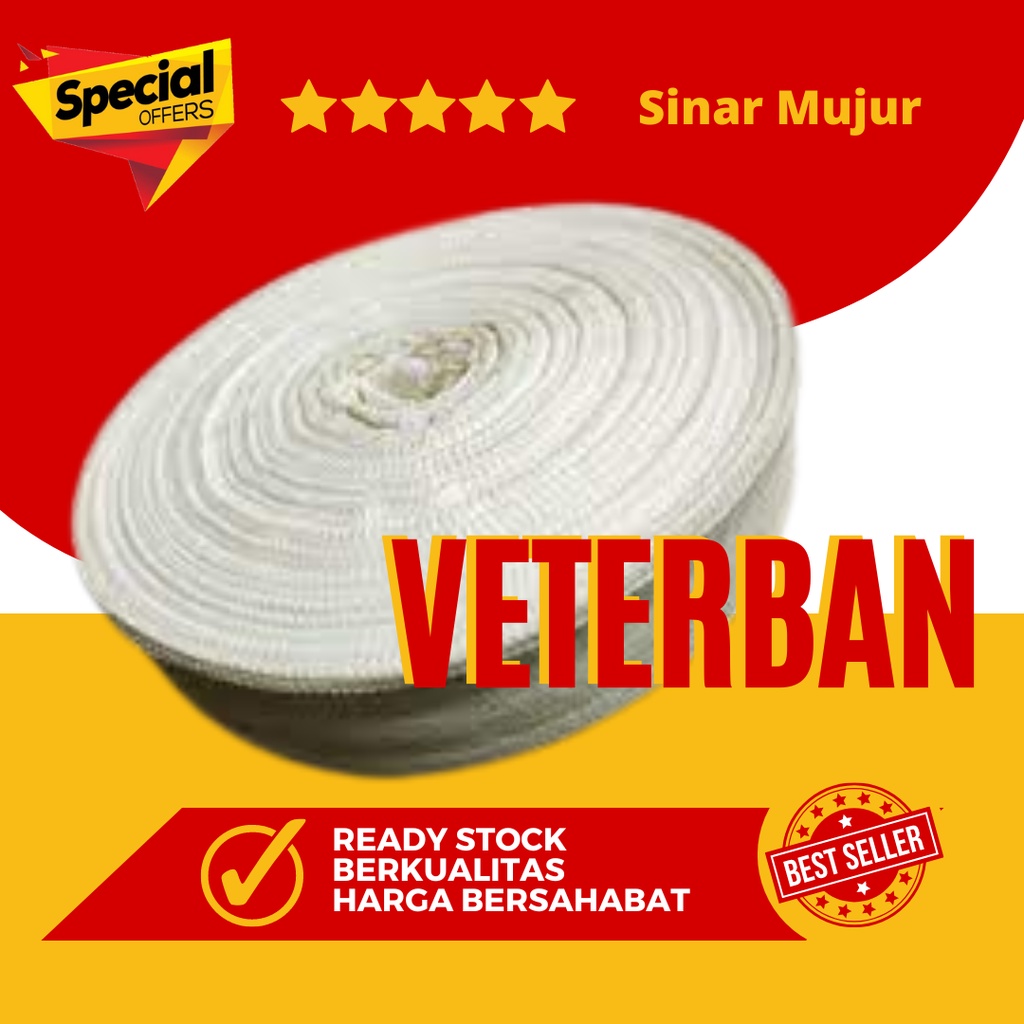 Piterban / Viterban / Tali Dinamo uk 1 inch - Dapat 5pcs