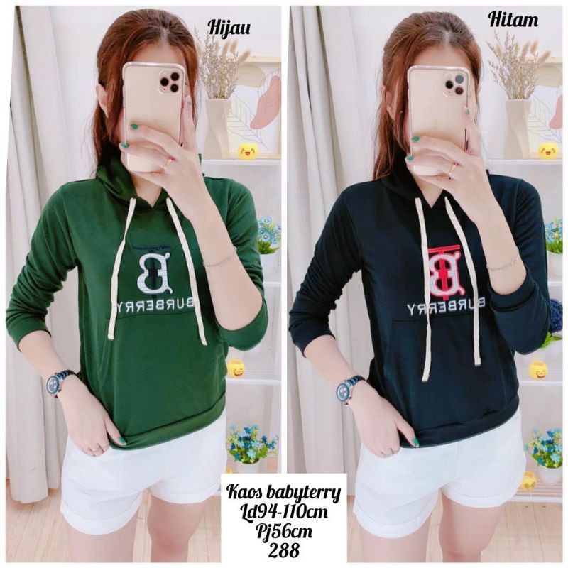 Hoodie burberry 288 Motif bordir