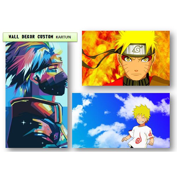 ~ POSTER WALL DECOR CUSTOM Dekorasi Kamar Murah Anime