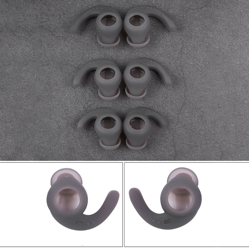 Bt 3pasang Ear Tips Silikon Earbud Earhook In-Ear Earphone Bluetooth-Kompatibel