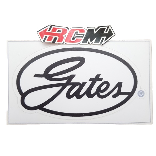 STIKER STICKER LOGO EMBLEM GATES GATTES ORI ORIGINAL GATES RACING ASLI