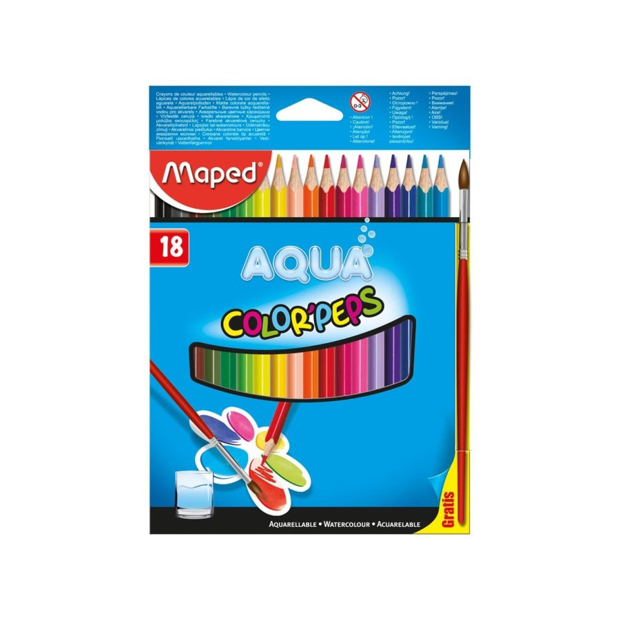 

Maped Water Color Pencils x18 - Cardboard