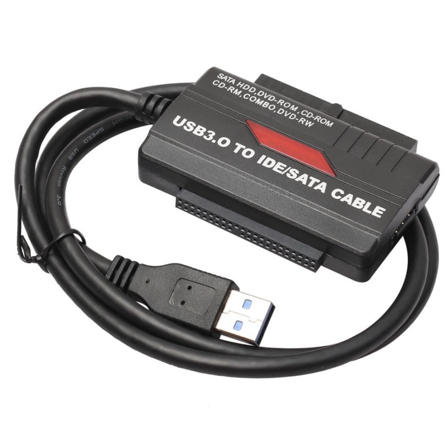 Kabel Usb 3.0 to ide sata for 2.5-3.5-5.25 with adaptor - r-driver 3