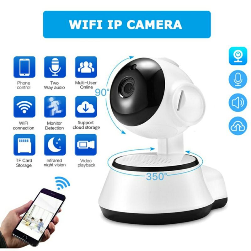 CCTV IP V380 ROBOT CAMERA WIFI HD 1080P INFRARED