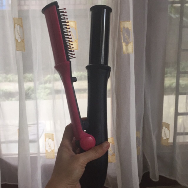 Instyler pink rotating hair iron original preloved