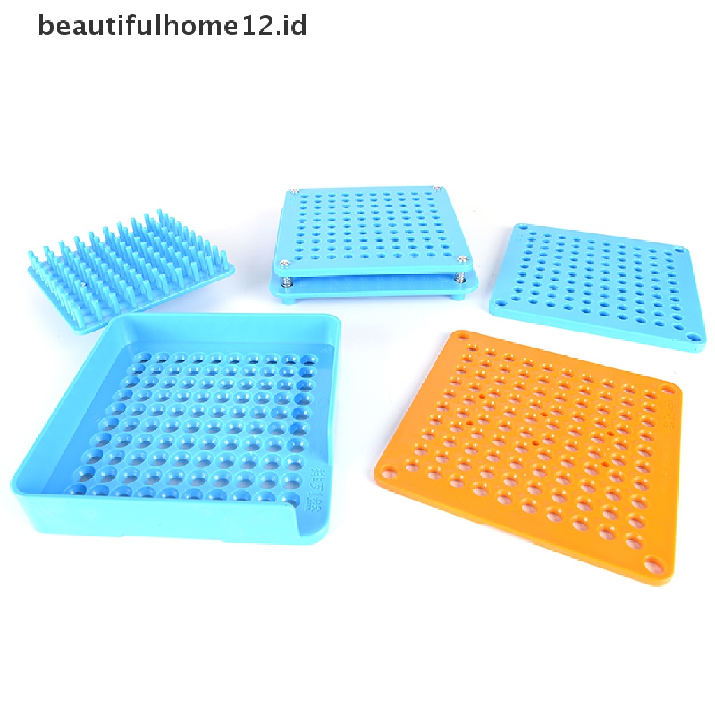 【beautifulhome12.id】 100 Holes Capsule Filler Capsule Filling Machine Food Grade Flate Tool New .