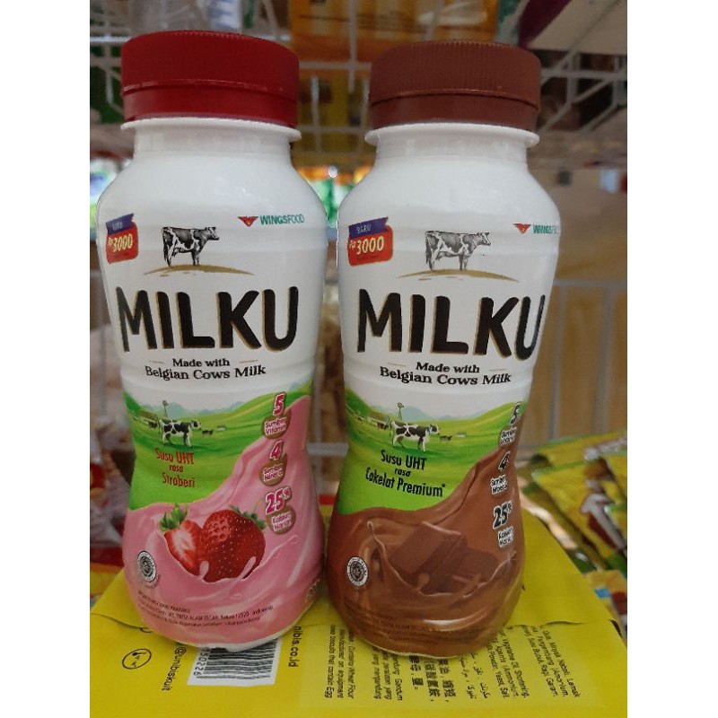 

MILKU RASA COKELAT PREMIUM DAN RASA STROBERI