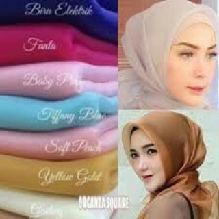 JILBAB ORGANZA/ORGANSA/ORGANDI/KAIN KACA/JILBAB KACA/SEGI