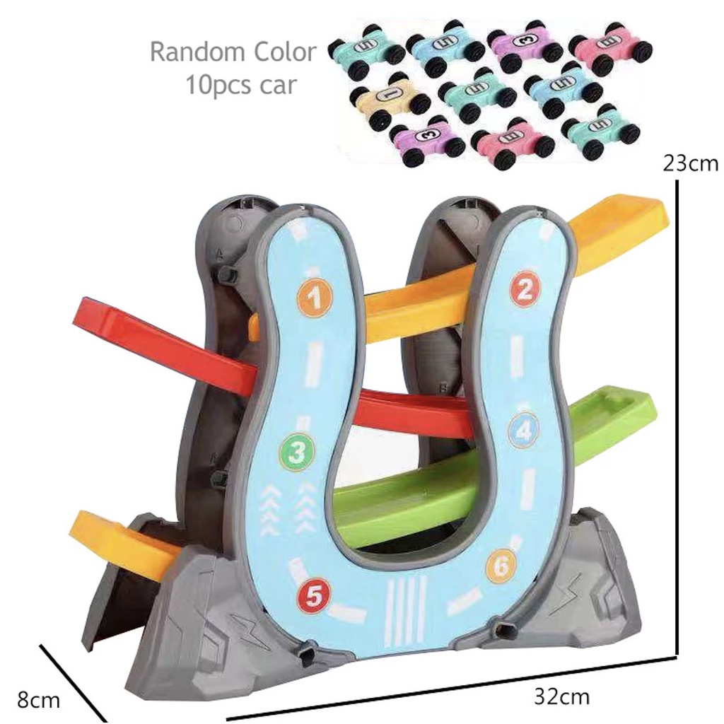 [ Giggel ] Sliding Car / Racing Car Track / Mainan Racing Car / Mainan sliding car/ Mainan mobil seluncur / Mainan Mobil meluncur / Mainan mobil track / Mainan edukasi mobil / Mainan mobil set