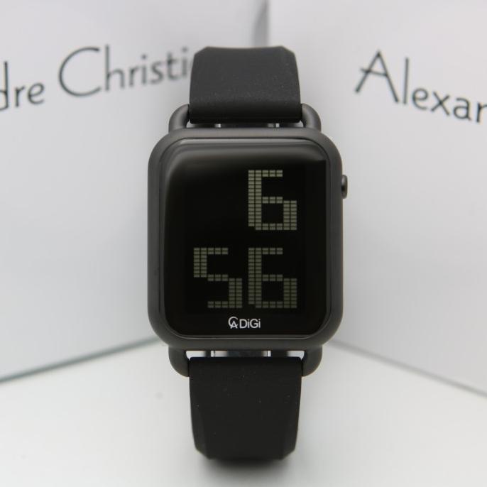 $Baru# Alexandre Christie Ac 9332 Full Black Digital. Garansi Resmi 1Tahun &Y: