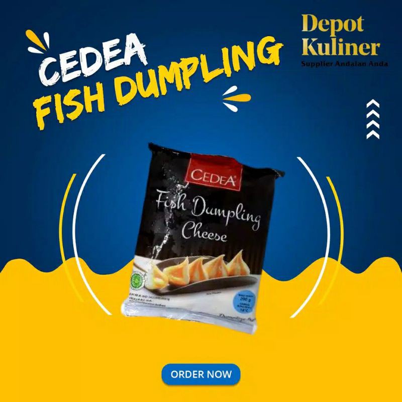 Depot Kuliner Mart Cedea Fish Dumpling Cheese 200gr / Ikan Olahan Keju