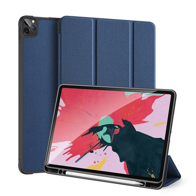 DUX DUCIS DOMO Flip Cover case Samsung Tab A7 Lite 8.7 T225 A 8 A8 T295 P205 10.1 T515 S4 S5E S6 Lit