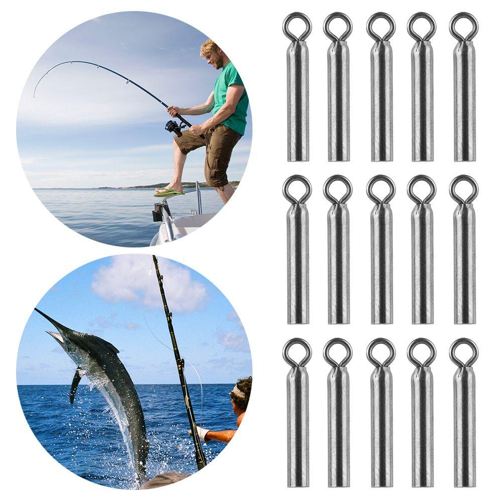TOP Pelampung Pancing Soket Stainless steel Pancing Tabung Tetap Peche Accesoires Rotation boia Floating