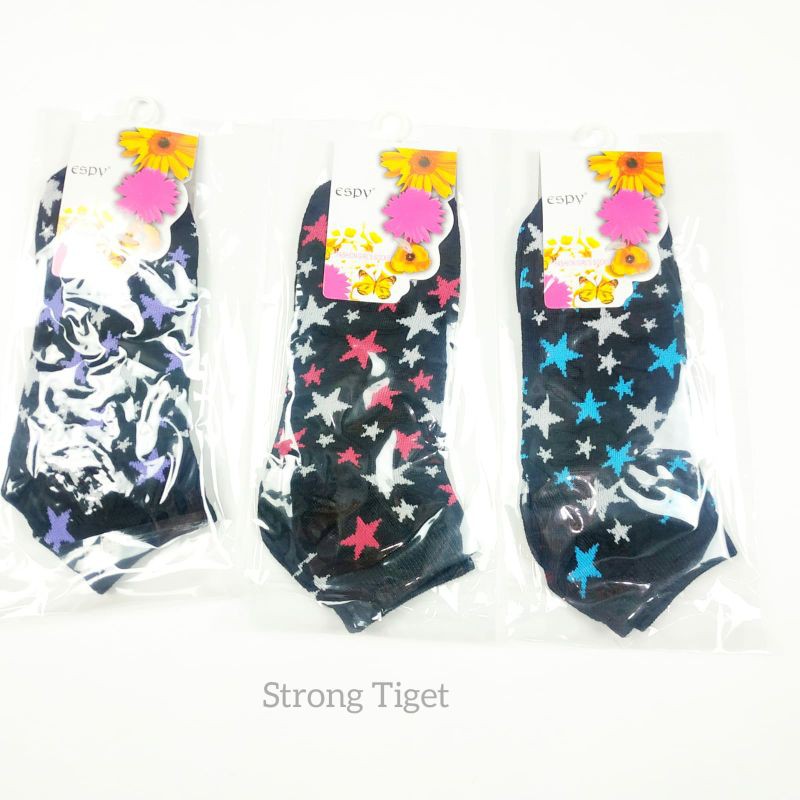 Kaos Kaki Pendek Wanita Cewe Cewek Perempuan Semata Kaki Dewasa Remaja Motif Lucu Murah