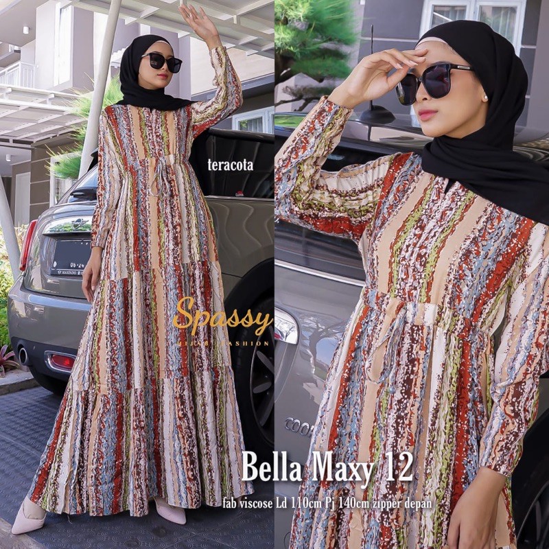 GAMIS WANITA TERUPDATE - BELLA MAXY 12 BY SPASSY BEST SELLER