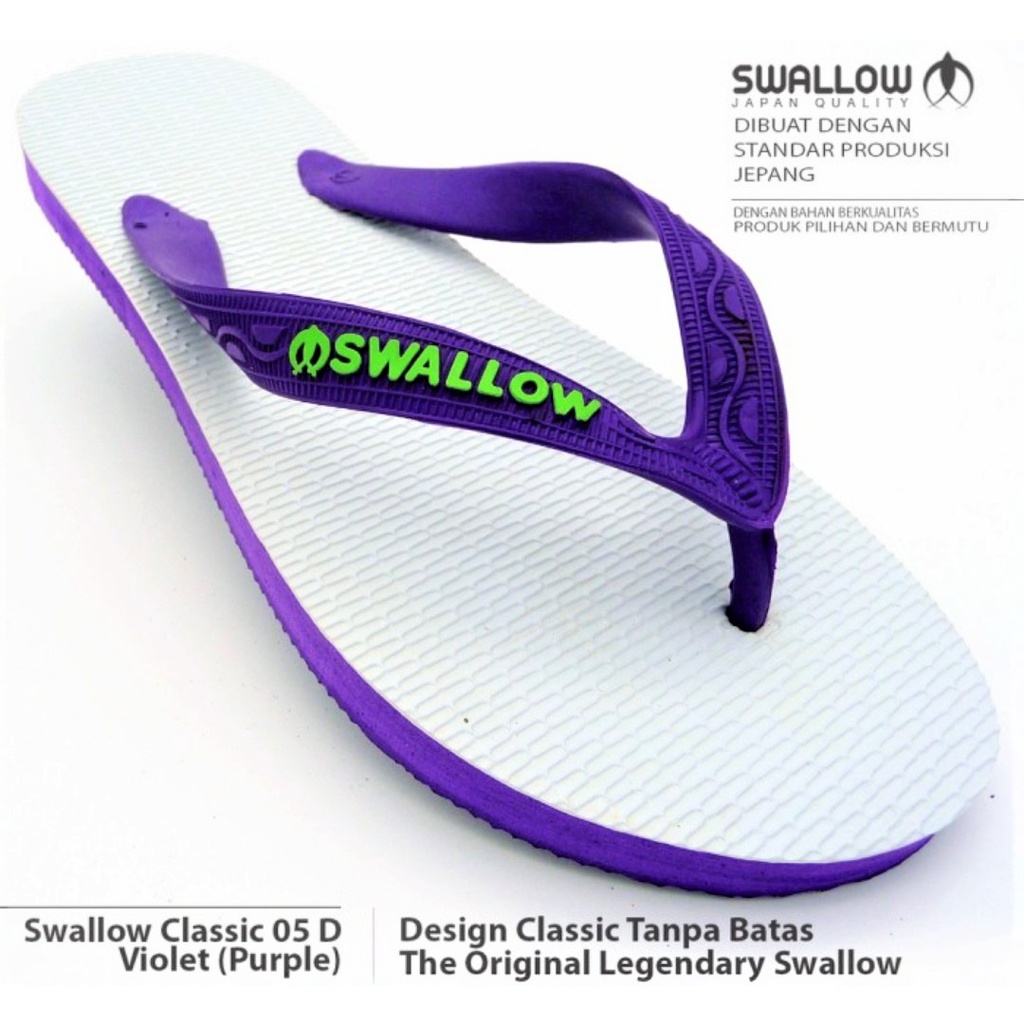 SANDAL JEPIT SWALLOW ORIGINAL UKURAN SERI NO 9 s/d 10.5 - SENDAL JEPIT