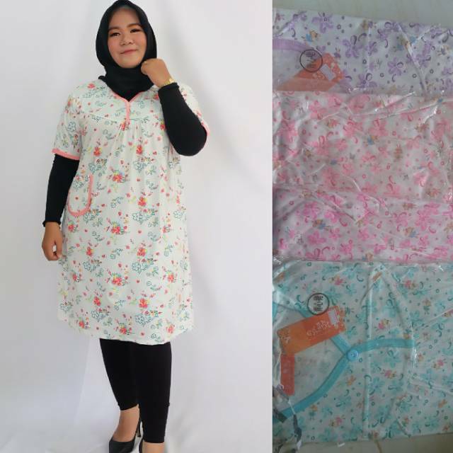 DASTER JUMBO BUNGA baju tidur daster wanita murah grosir DASTER JUMBO BUNGA baju tidur daster wanita murah grosir