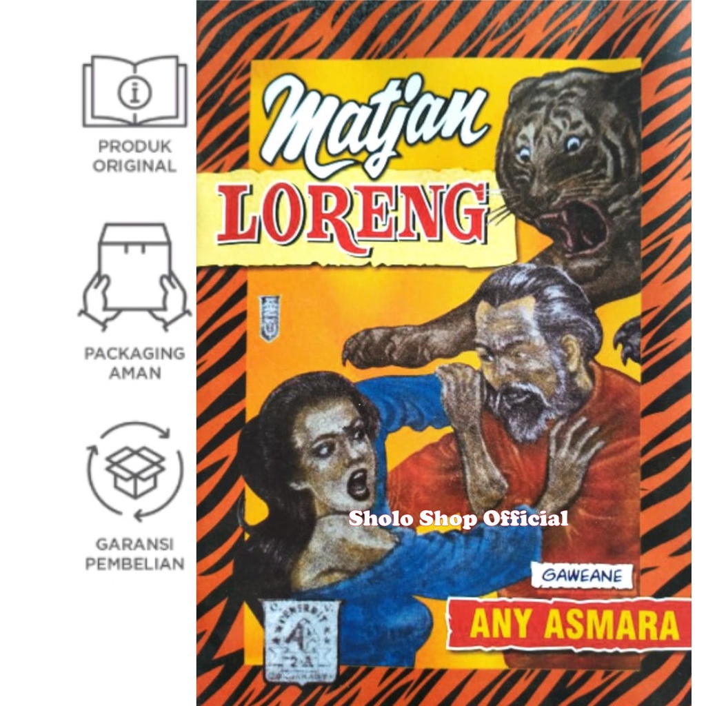 Buku Cerita Masyarakat Cerita Bahasa Jawa Novel Jawa Macan Loreng Matjan Loreng Any Asmara Dua A Jog