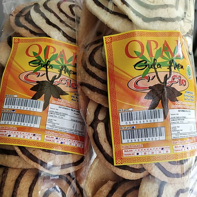 

Opak gula aren Asli Bangka merk C fie