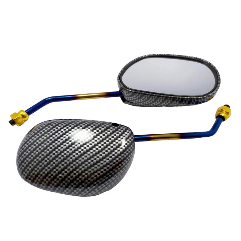 Spion carbon karbon twotone model yamaha mio Tangkai panjang