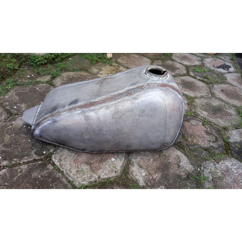 Tangki bensin motor trail custom suzuki ts125 TS 125 model classic klasik tua jadul lawas treil cust