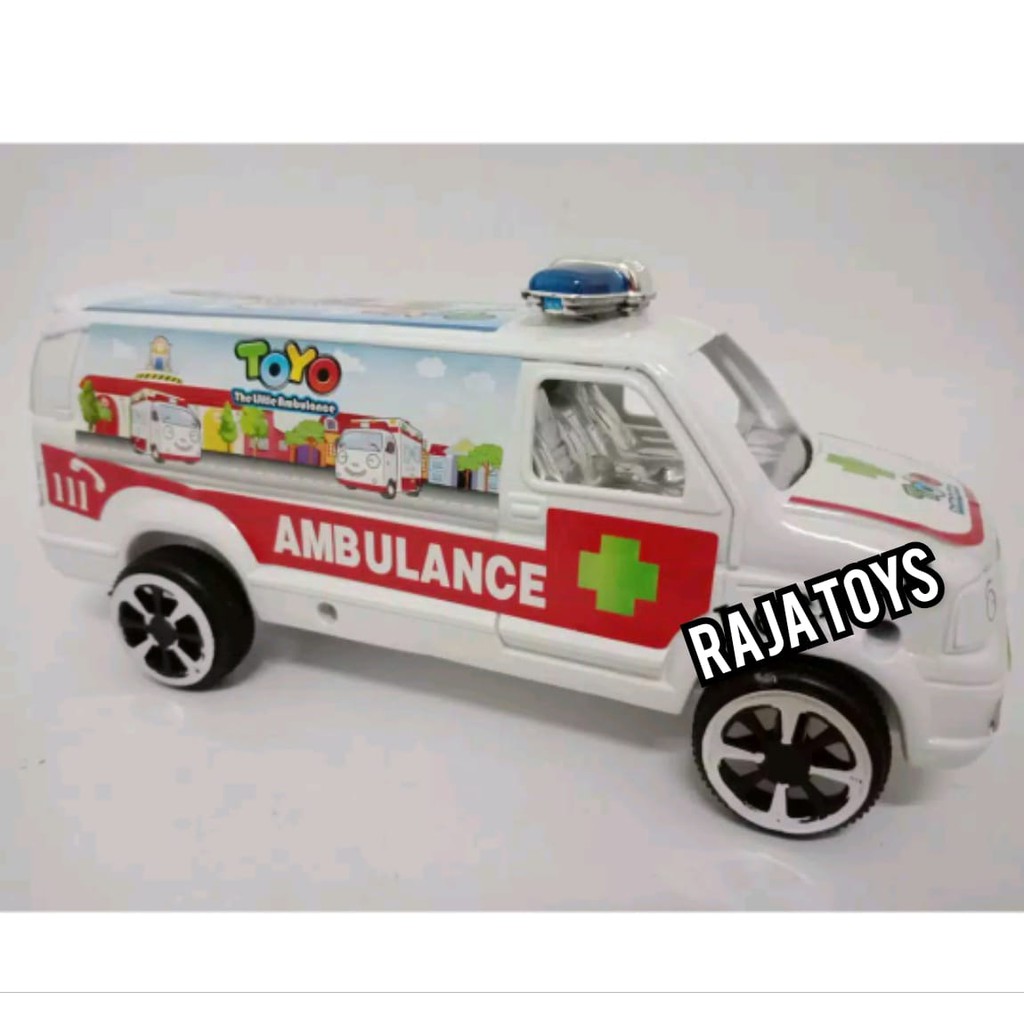 MAINAN ANAK MOBIL TAYO - MOBIL AMBULANCE MURAH